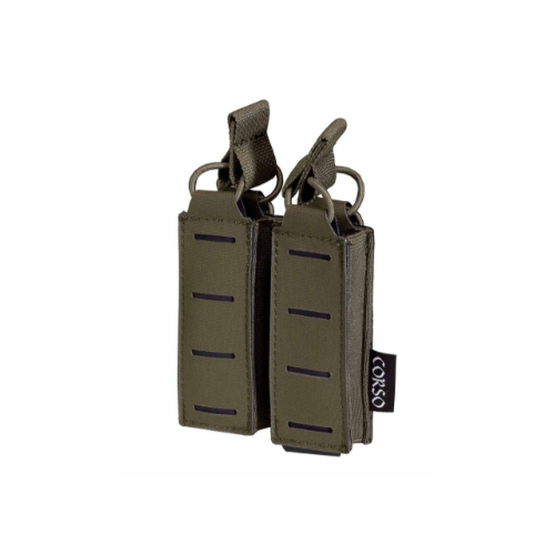 PORTACARGADOR MK1 "DAGGER" CORSO DOBLE C/ MOLLE PARA PISTOLA - RANGER GREEN