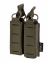 PORTACARGADOR MK1 "DAGGER" CORSO DOBLE C/ MOLLE PARA PISTOLA - RANGER GREEN