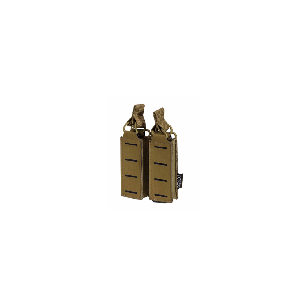 POUCH CORSO CARGADOR PISTOLA DOBLE DAGGER MK1 LASER COYOTE