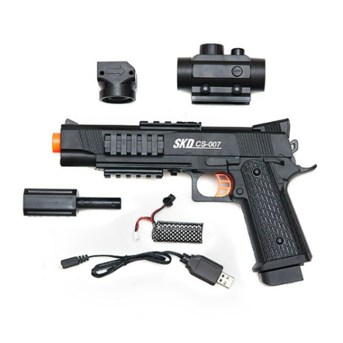PISTOLA SKD COLTY BLACK - GELL BALL