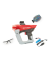 PISTOLA XPACE SKD-CS001 PARA GEL BALL - ROJA