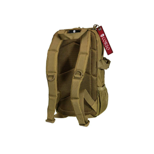 MOCHILA CORSO ROGUE MOLLE C/MOSQUETON 14L COYOTE