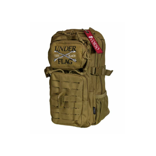 MOCHILA CORSO ROGUE MOLLE C/MOSQUETON 14L COYOTE