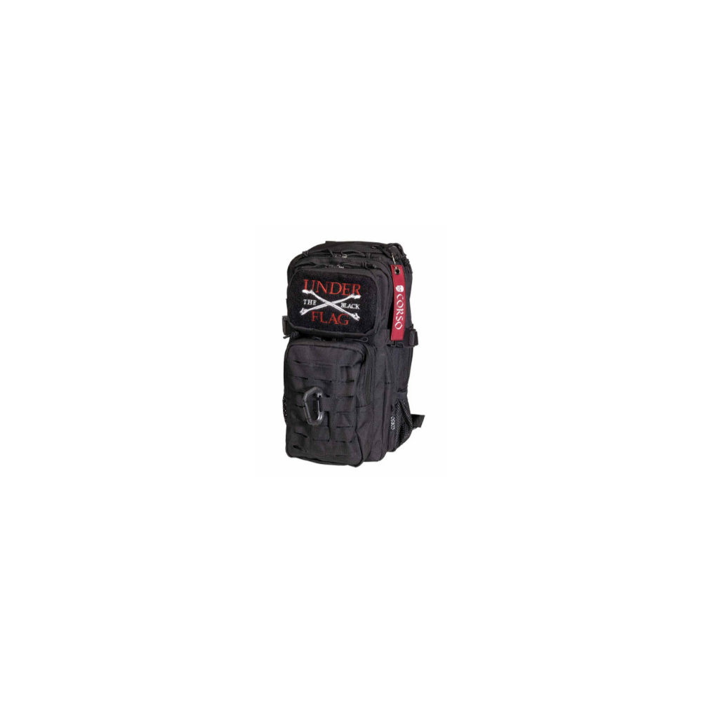 MOCHILA CORSO ROGUE MOLLE C/MOSQUETON 14L NEGRA