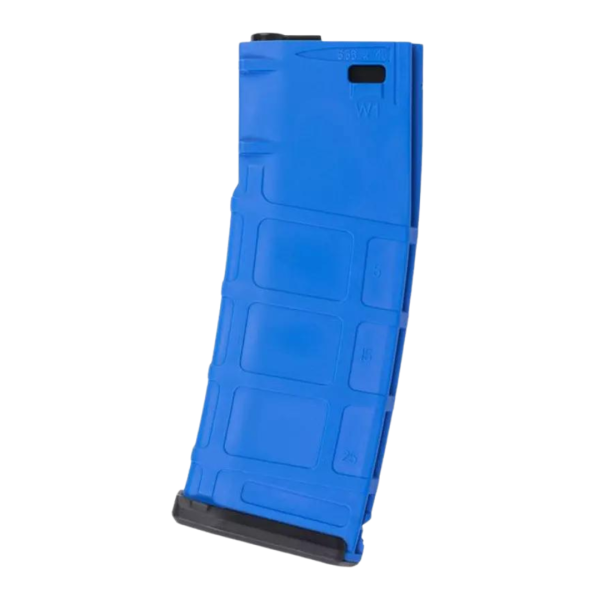 CARGADOR POLIMERO AEG M4 130 RDS AZUL SAIGO DEFENSE