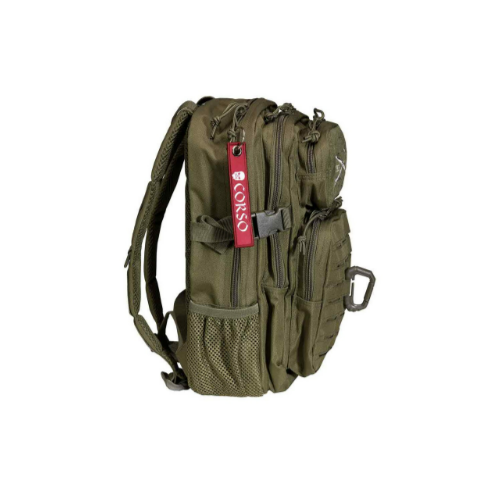 MOCHILA CORSO ROGUE MOLLE C/MOSQUETON 14L VERDE