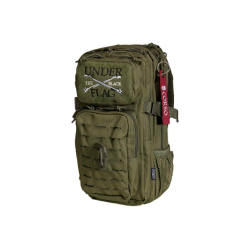 MOCHILA CORSO ROGUE MOLLE C/MOSQUETON 14L VERDE