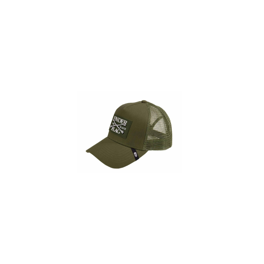 GORRA "UNDER THE BLACK FLAG" CORSO C/ REJILLA - RANGER GREEN