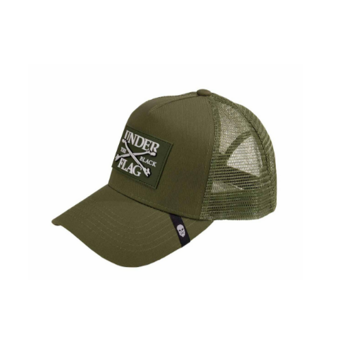 GORRA "UNDER THE BLACK FLAG" CORSO C/ REJILLA - RANGER GREEN