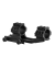 Montura de punto único 25,4mm Picatinny negro