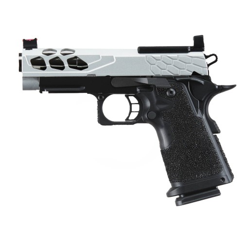 Pistola GBB Stryk Hi-Capa 4.3 Silver Lancer Tactical Airsoft