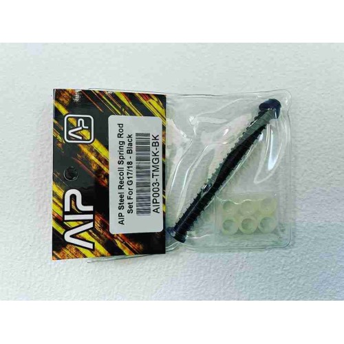 AIP Steel Recoil Spring Rod Set For G17 18   Black