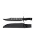 CUCHILLO ALBAINOX TACTICO 44 CM NEGRO