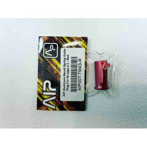 AIP Aluminum Recoil Spring Guide Plug For Hi capa 4 3   Red