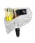 MÁSCARA HK ARMY "HSTL SKULL GOGGLE SAINT" C/ LENTE DORADA - BLANCA