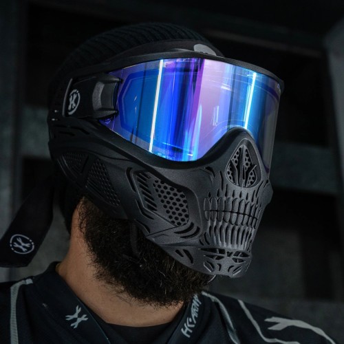 MASCARA HSTL SKULL GOGGLE "REAPER" - NEGRO CON LENTE DE HIELO