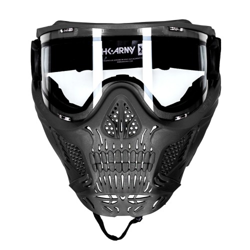 MASCARA HSTL SKULL GOGGLE NEGRA CON LENTE TRANSPARENTE