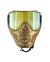 MÁSCARA HK ARMY "HSTL SKULL GOGGLE" C/ LENTE DORADA - ORO METÁLICO
