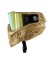 MÁSCARA HK ARMY "HSTL SKULL GOGGLE" C/ LENTE DORADA - ORO METÁLICO