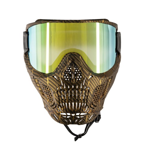 MÁSCARA HK ARMY "HSTL SKULL GOGGLE" C/ LENTE DORADA - MACHINE GOLD