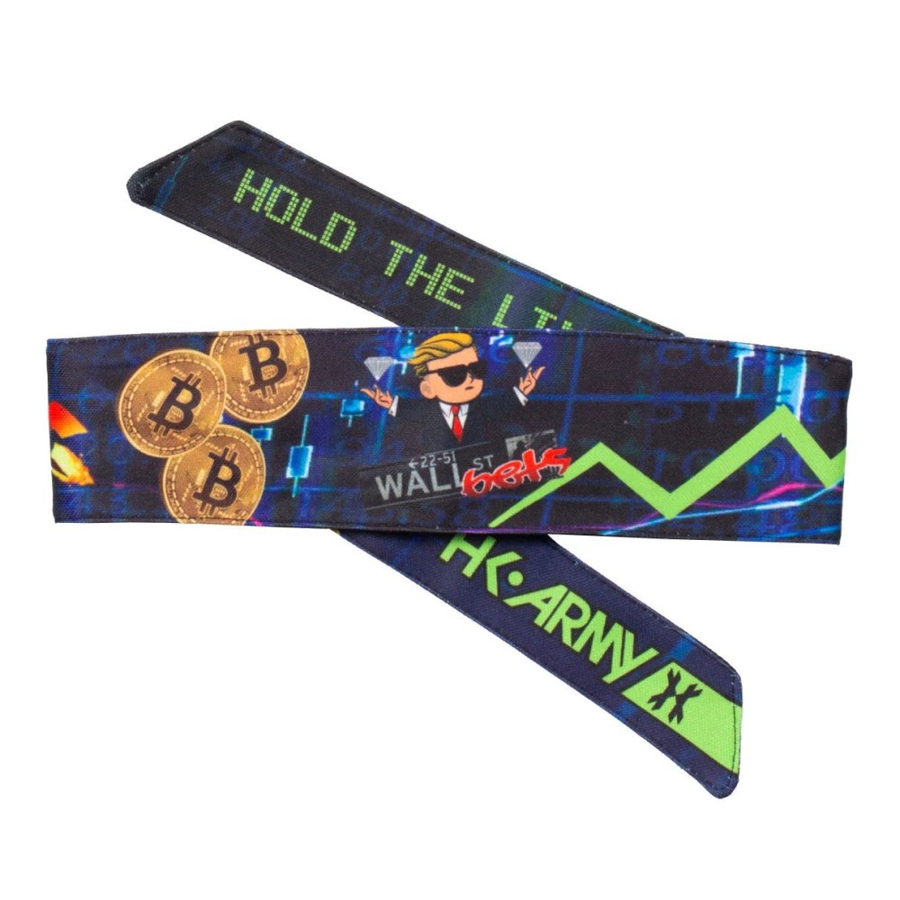 BANDANA HK ARMY "TO THE MOON" - NEGRA