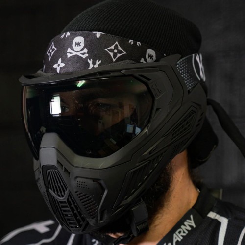 BANDANA HK ARMY "MONOGRAM" - NEGRA & GRIS