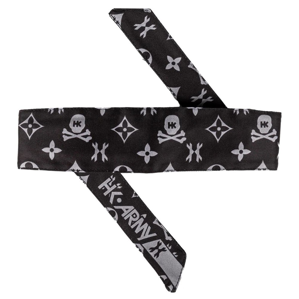 BANDANA HK ARMY "MONOGRAM" - NEGRA & GRIS