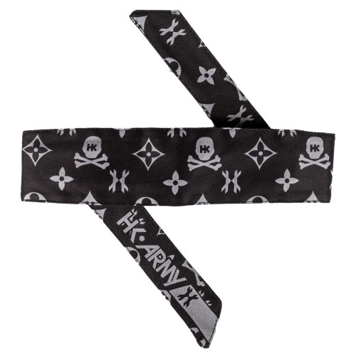BANDANA HK ARMY "MONOGRAM" - NEGRA & GRIS