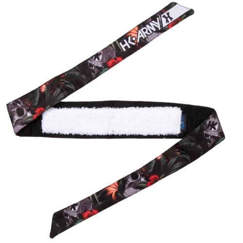 BANDANA HK ARMY "TROPICAL SKULL" - NEGRA