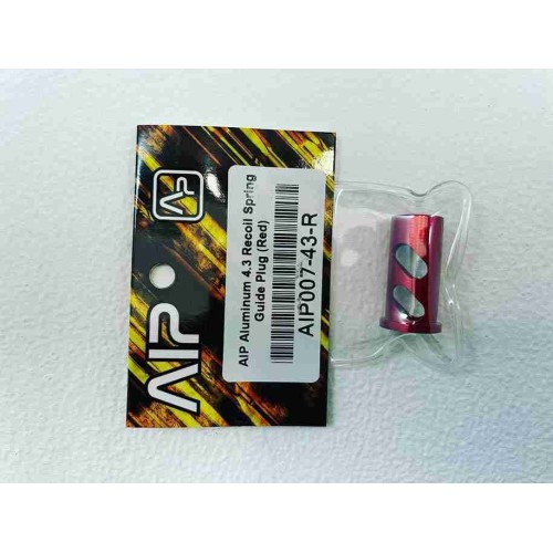 AIP Aluminum 4 3 Recoil Spring Guide Plug  Red