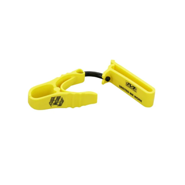 CLIP PARA GUANTES MECHANIX AMARILLO