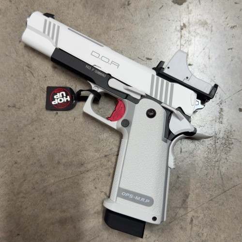 PISTOLA MARUI HI-CAPA 5.1 D.O.R GAS BLANCA + RMR MARUI