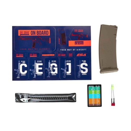 FUSIL SPECNA ARMS SA-F05-RL FLEX GEN.2 HAL ETU LIGHT OPS STOCK TAN
