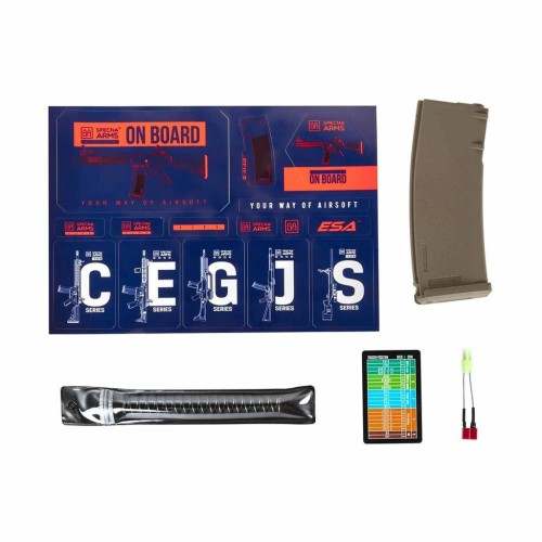 FUSIL SPECNA ARMS SA-F04-RL FLEX GEN.2 HAL ETU LIGHT OPS STOCK TAN