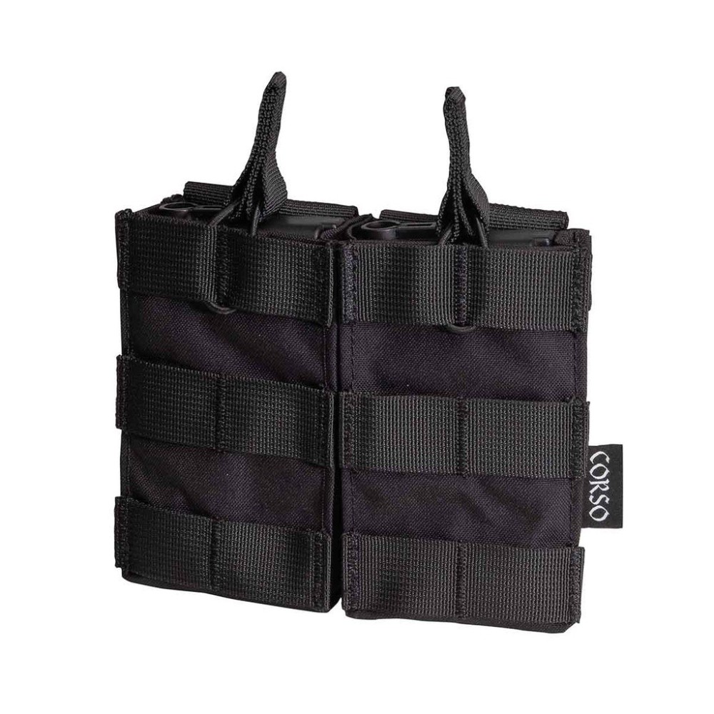PORTACARGADOR "DAGGER" CORSO DOBLE C/ MOLLE PARA G36 - NEGRO