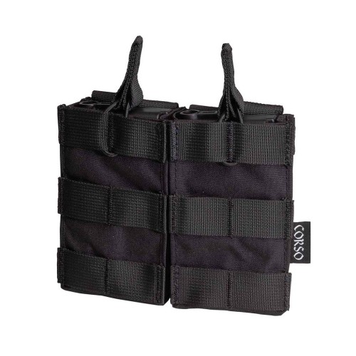 PORTACARGADOR "DAGGER" CORSO DOBLE C/ MOLLE PARA G36 - NEGRO