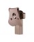 FUNDA PISTOLA RIGIDA AMOMAX HI-CAPA TAN