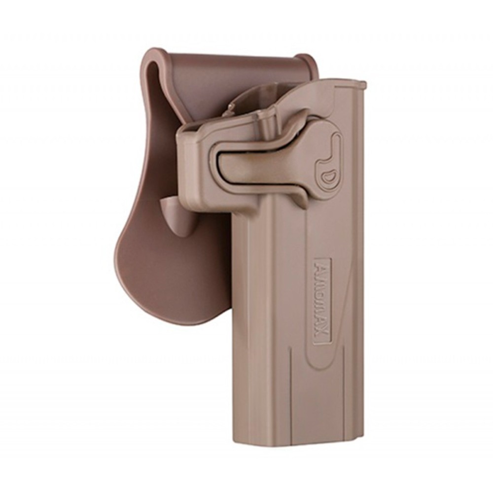 FUNDA PISTOLA RIGIDA AMOMAX HI-CAPA TAN