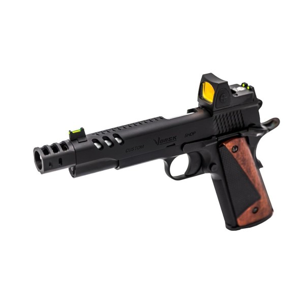 Pistola GBB gaz VORSK CS Defender Pro MEU Noir 1,0J + BDS