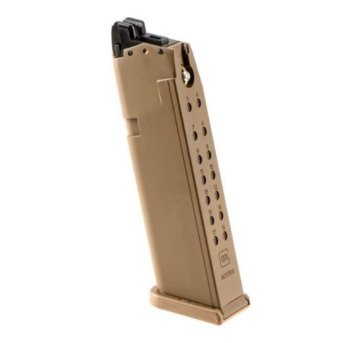 CARGADOR DE PISTOLA VFC (GAS) PARA GLOCK 19X (22RDS) - TAN