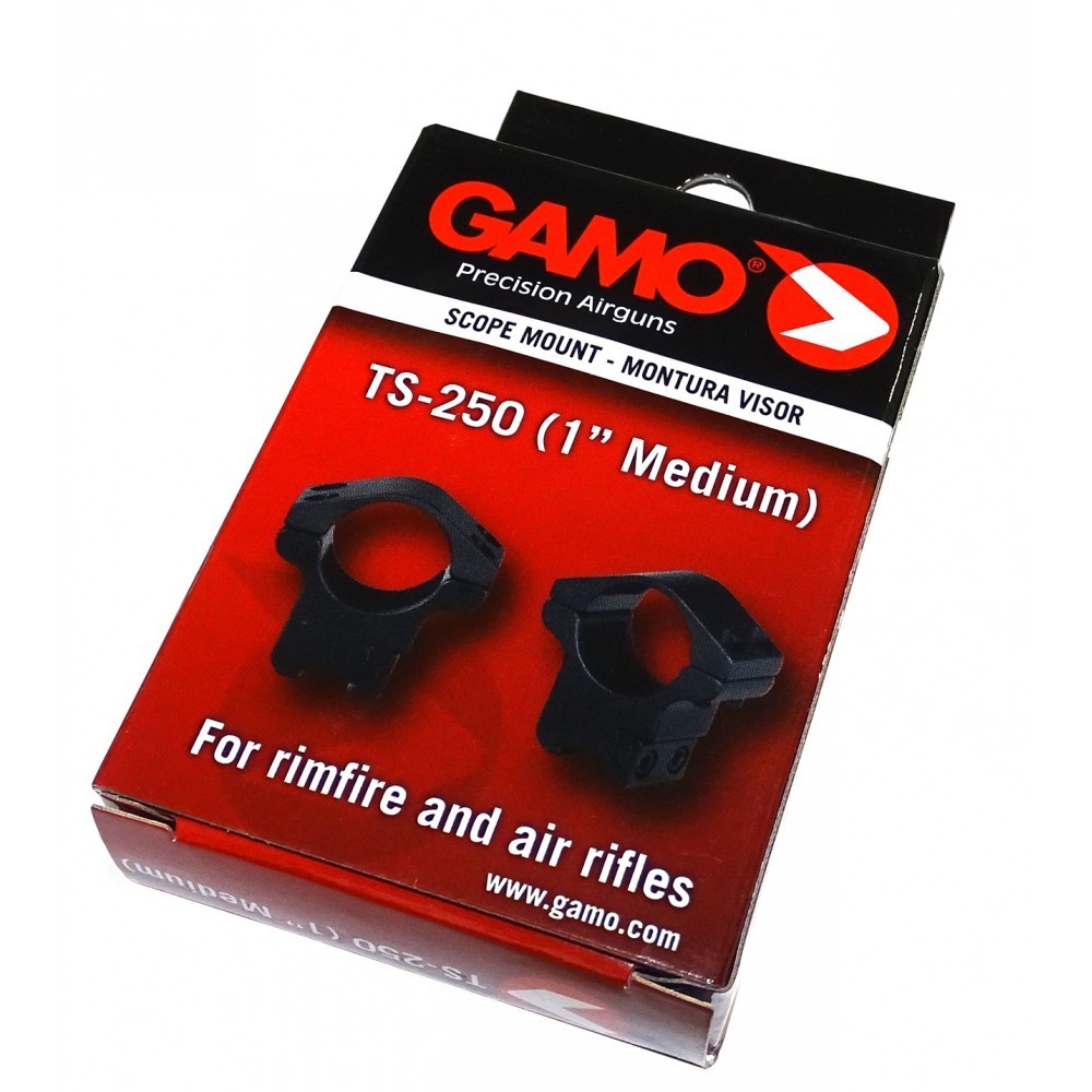 Montura Visor GAMO TS-250 Carril 11MM - Anillas Medias