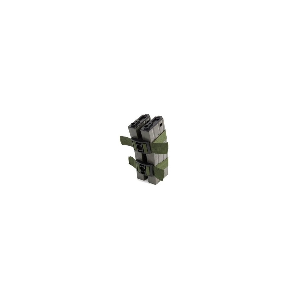 CONECTOR CARGADOR DOBLE AR-15 NEGRO Y VERDE