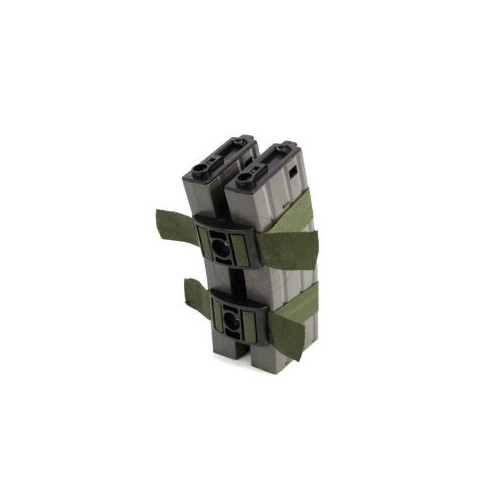 CONECTOR CARGADOR DOBLE AR-15 NEGRO Y VERDE
