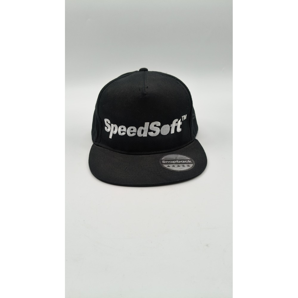 GORRA SPEEDSOFT SNAPBACK PLANA NEGRA