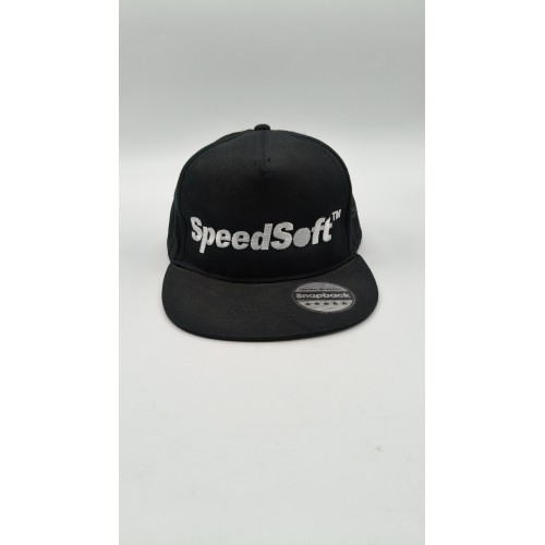 GORRA SPEEDSOFT SNAPBACK PLANA NEGRA