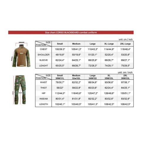 PANTALON CORSO BLACKBEARD COMBATE MULTICAM BLACK