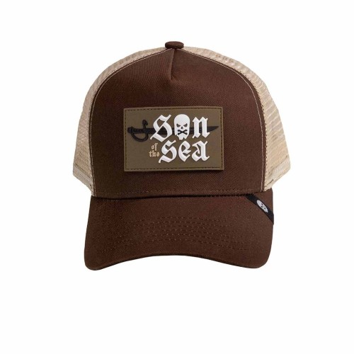 GORRA "SON OF THE SEA" CORSO C/ REJILLA - MARRÓN