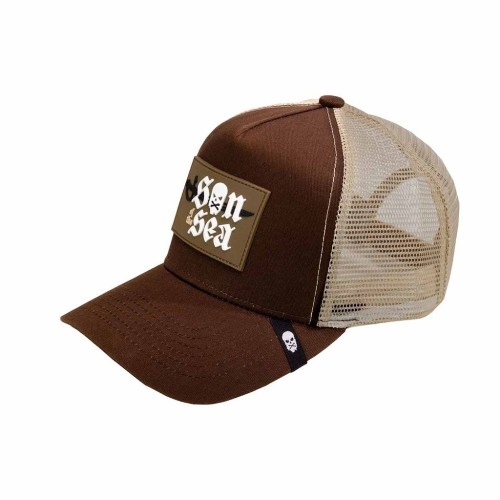 GORRA "SON OF THE SEA" CORSO C/ REJILLA - MARRÓN