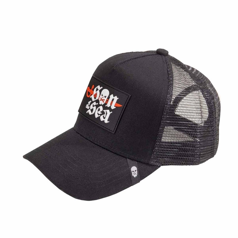 GORRA "SON OF THE SEA" CORSO C/ REJILLA - NEGRA