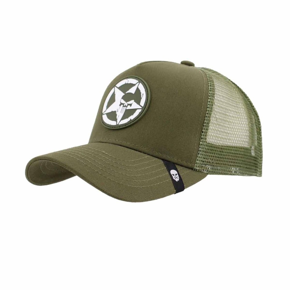 GORRA "PUNISHER" IMMORTAL WARRIOR C/ REJILLA - RANGER GREEN